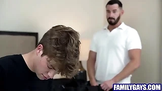 Stepson fucks stepdad bareback